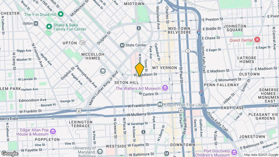 M on Madison Apartments Mapa y Detalles de la Ubicación