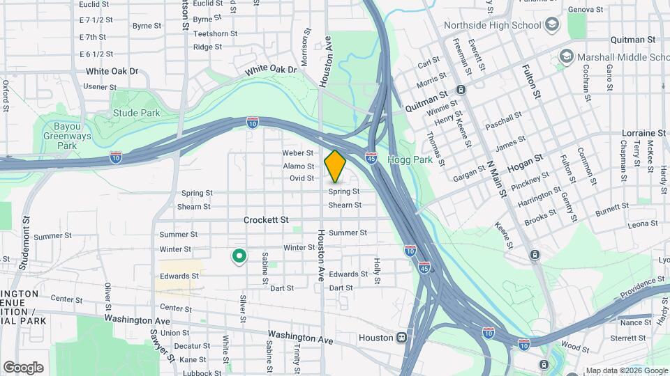 1404 Spring St Map and Location Details