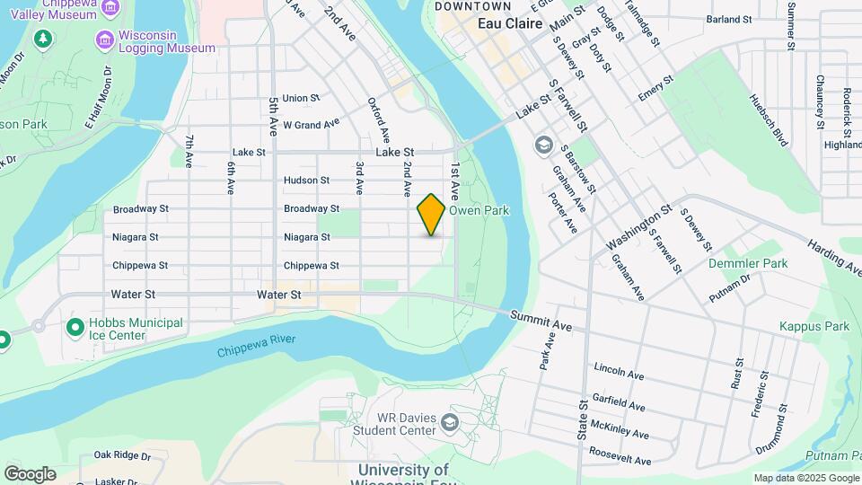 121 Niagara St Map and Location Details