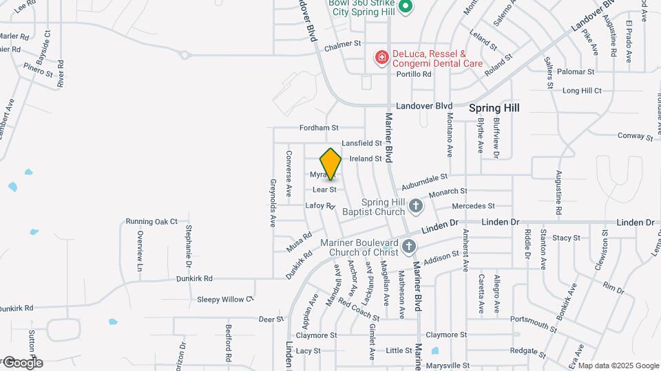 10391 Lear St Map and Location Details