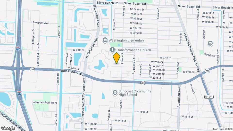 1660 W 26th St Map and Location Details