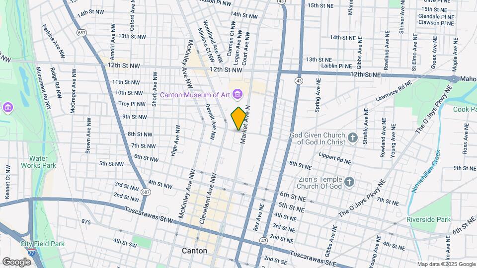 110 9th St NW Map and Location Details