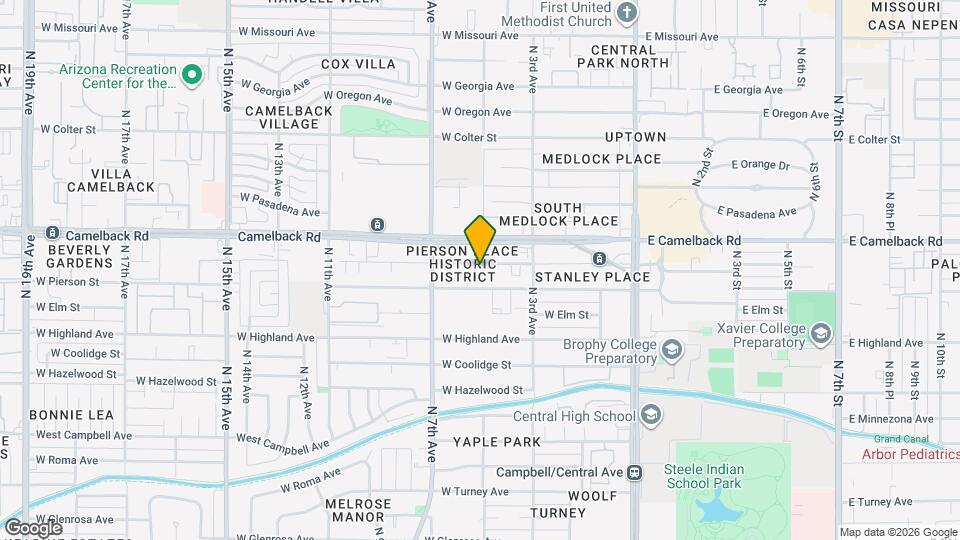 521 W Mariposa St Map and Location Details