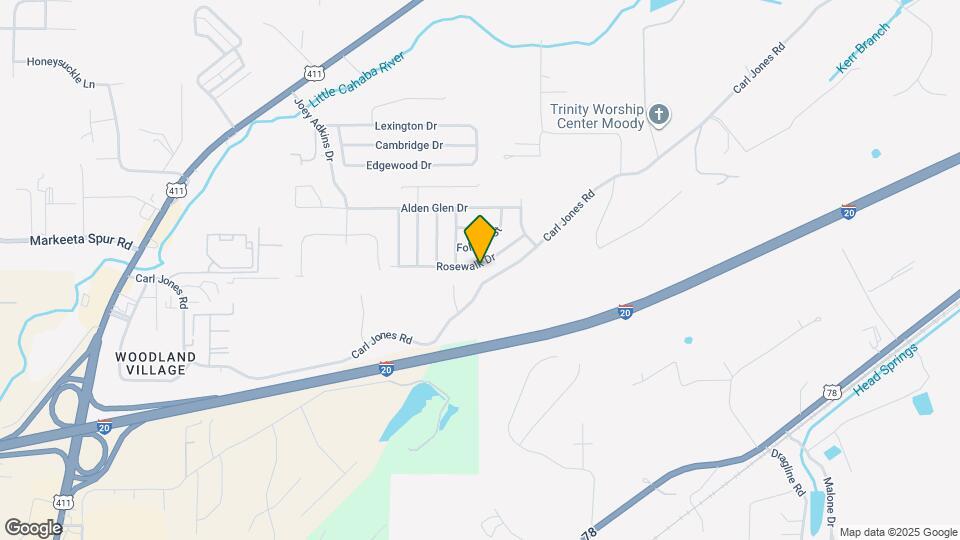 3088 Rosewalk Dr Map and Location Details