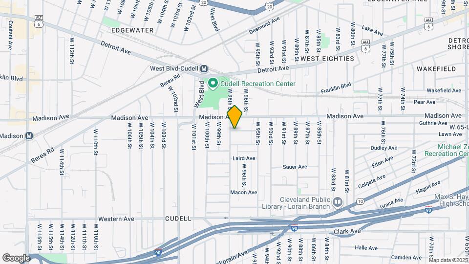 2033 W 98th St Map and Location Details