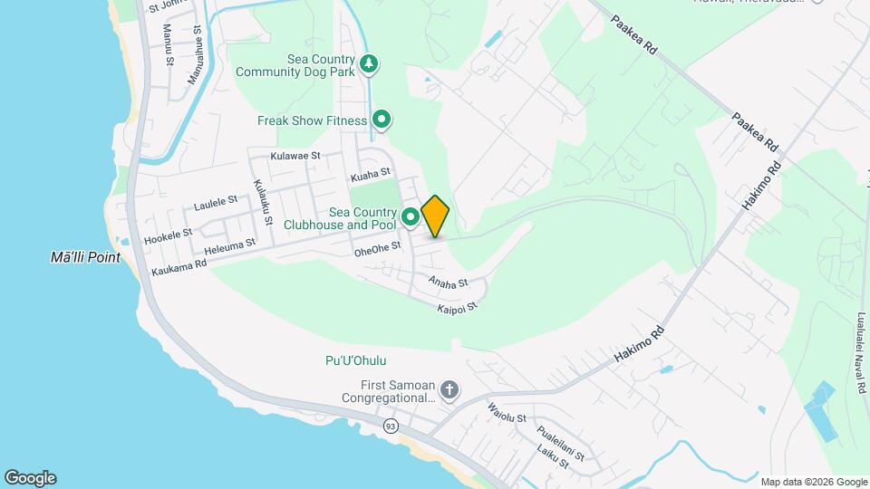 87-1021-1021 Kaihoolulu St Mapa y Detalles de la Ubicación