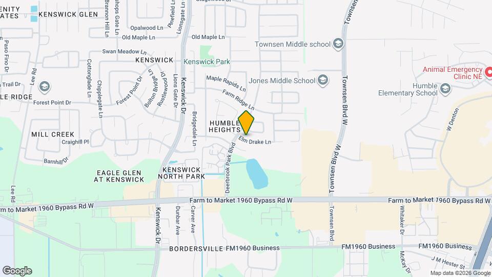 8813 Elm Drake Ln Map and Location Details