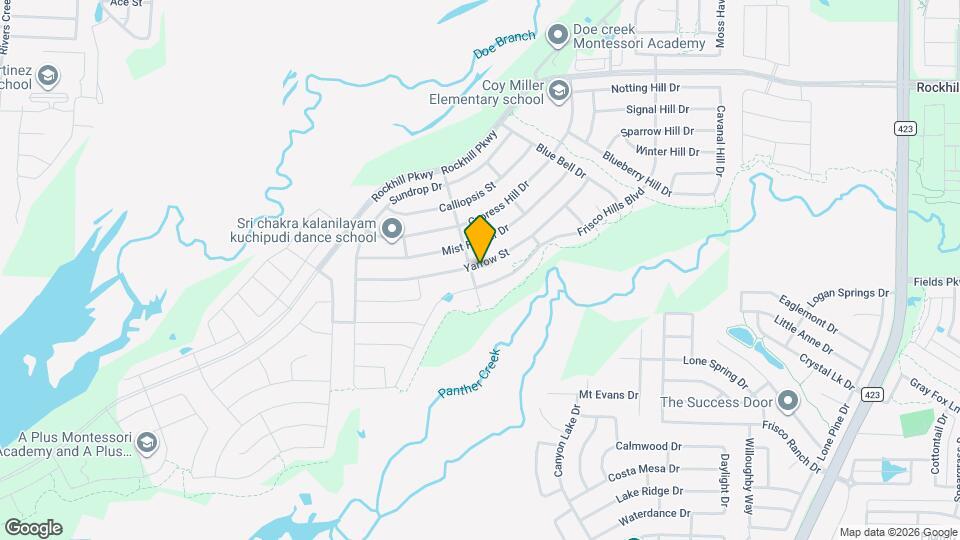 821 Yarrow St Map and Location Details