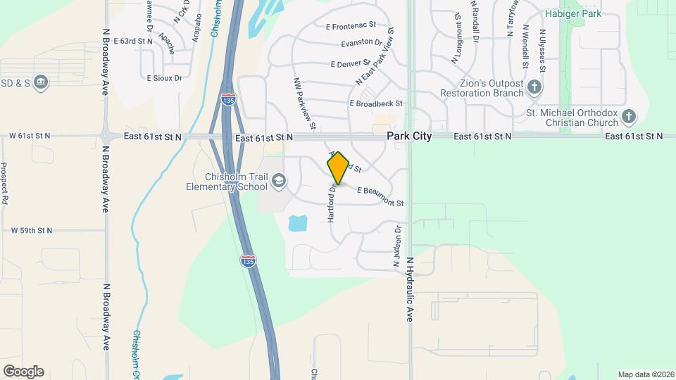 6040 Hartford Dr Map and Location Details