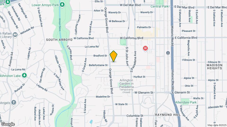 800-818 S Orange Grove Blvd Map and Location Details