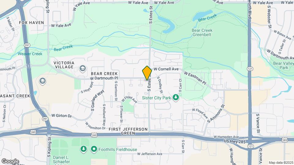 3131 S Estes St Map and Location Details