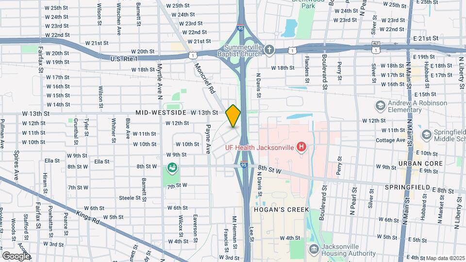 2056 Moncrief Rd Map and Location Details