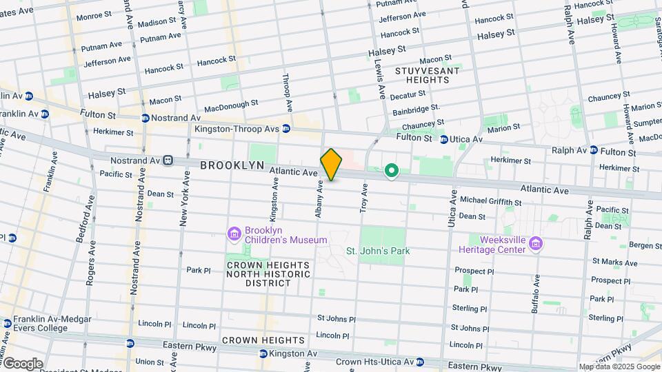 1591 Pacific St Map and Location Details