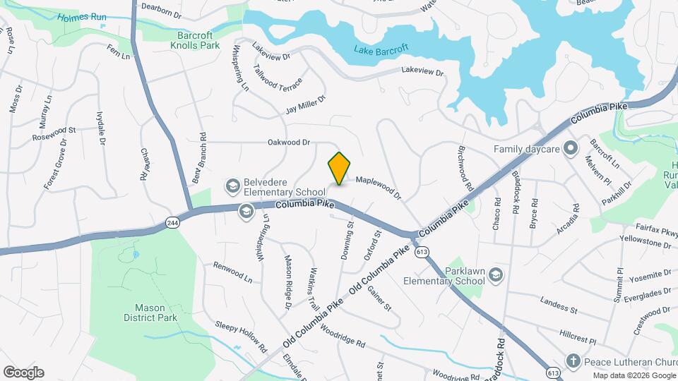 6451 Maplewood Dr Map and Location Details