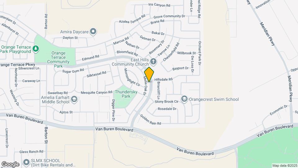 8728 Mesa Oak Dr Map and Location Details