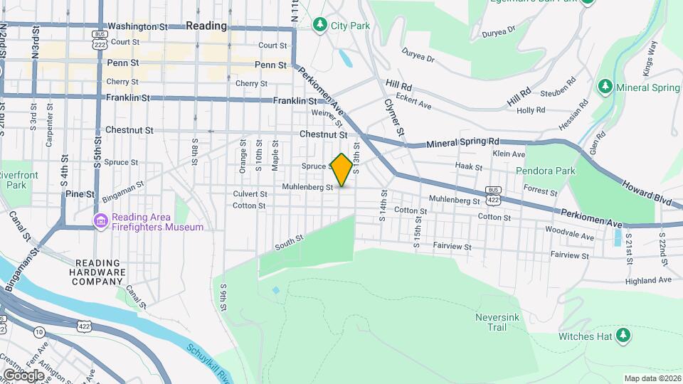 1242 Muhlenberg St Map and Location Details