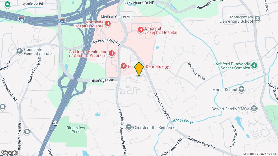 5490 Glenridge Park NE Map and Location Details