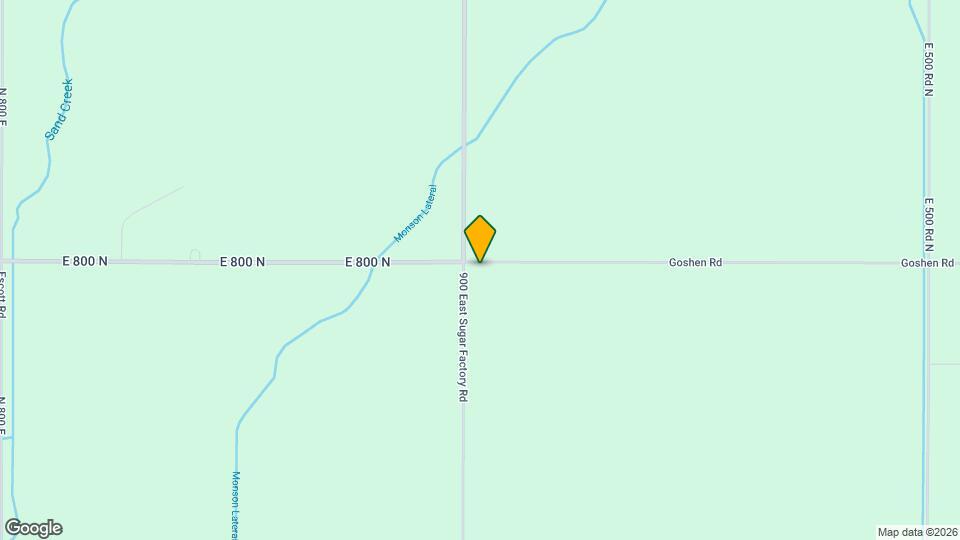 901 E 800 N Map and Location Details