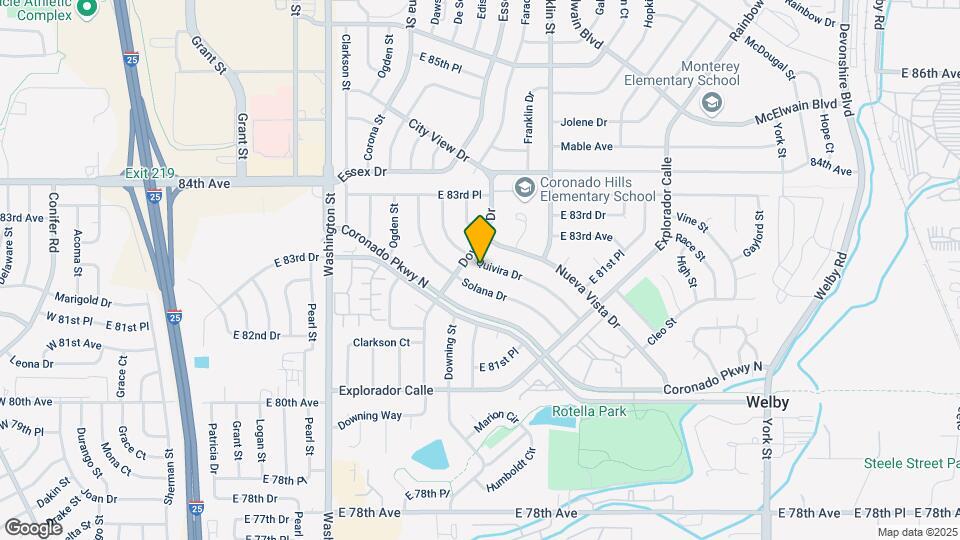 1302 Quivira Dr Map and Location Details