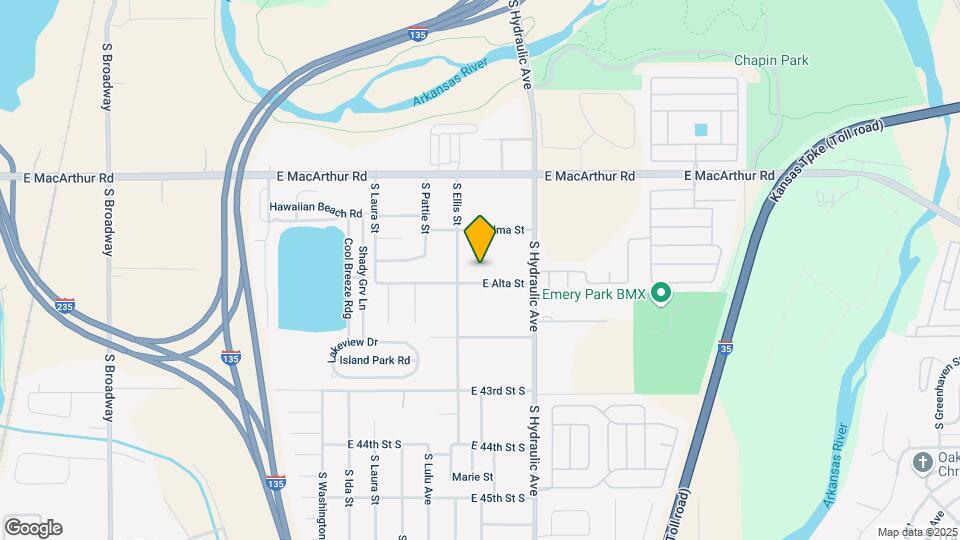 1522 E Alta Ave Map and Location Details