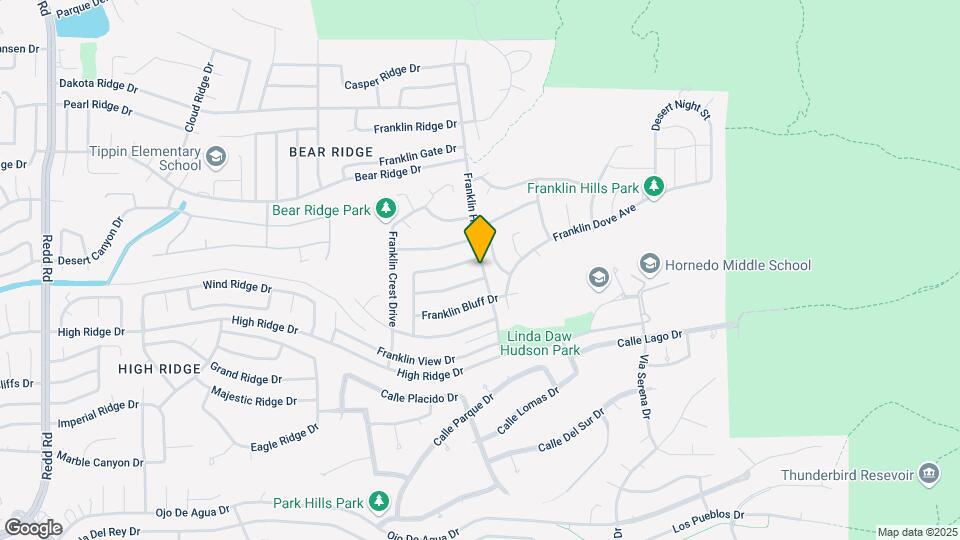 6300 Franklin Trail Drive Map and Location Details