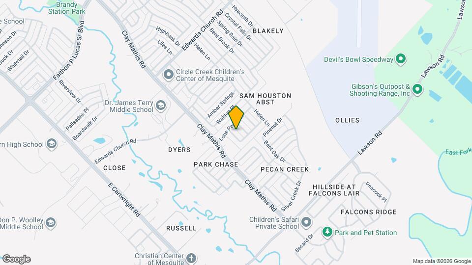 3008 Timber Ridge Ln Map and Location Details