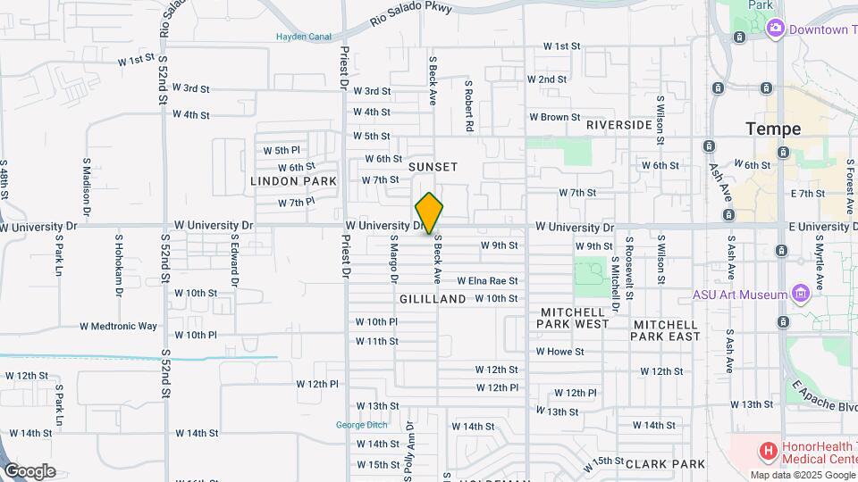 1206 W 9th St Map and Location Details