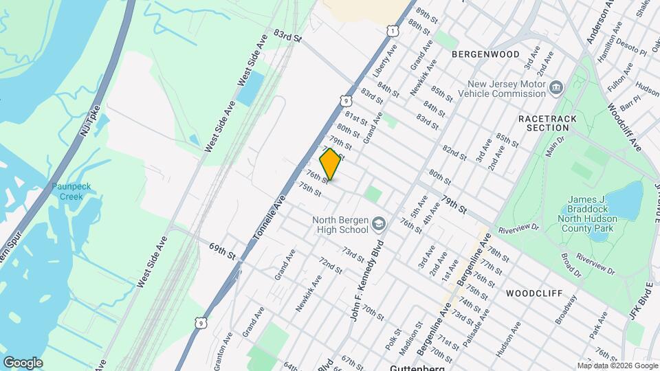 1503 76th St Map and Location Details