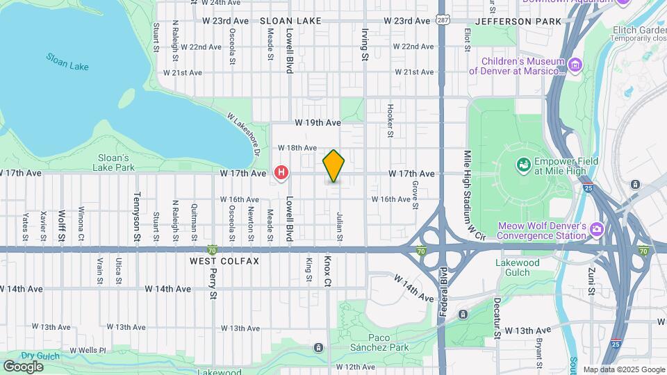 1623 Julian St Map and Location Details