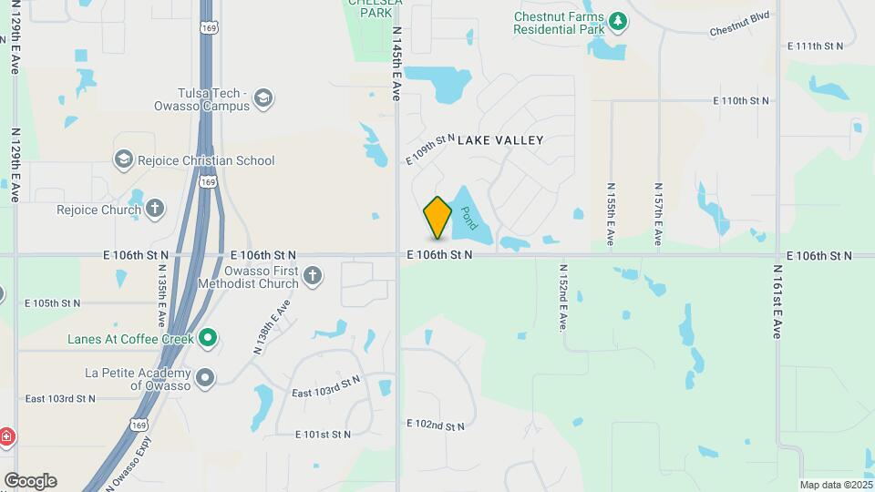 10601 N 146th E Ave Map and Location Details