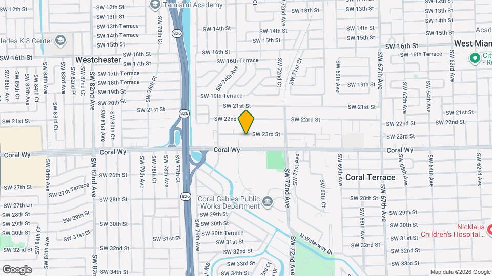 7358 SW 23rd St Map and Location Details