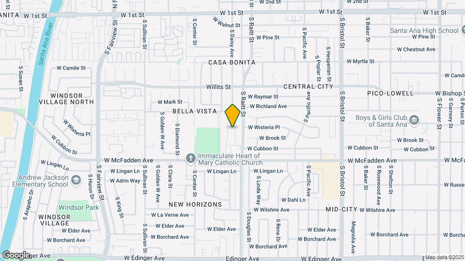 805 S Townsend St Map and Location Details