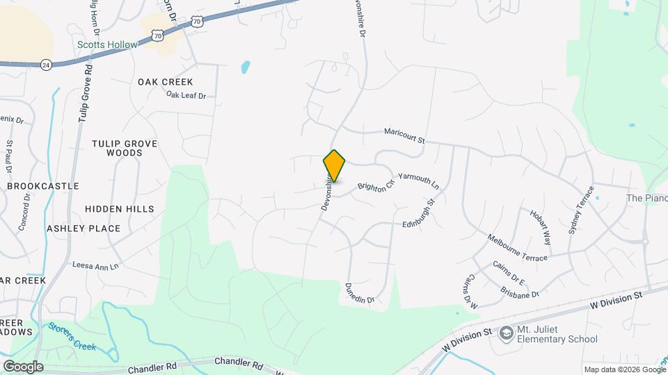 2321 Devonshire Dr Map and Location Details