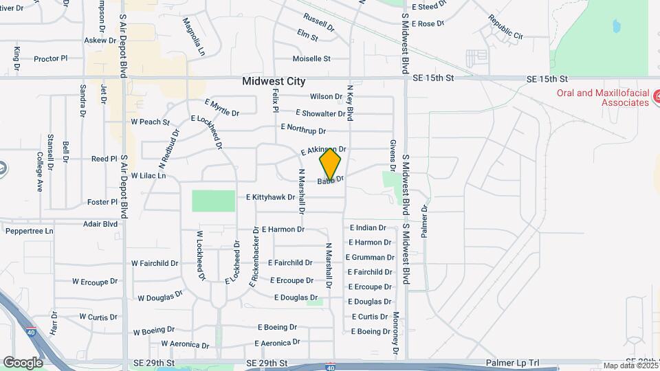 430 Babb Dr Map and Location Details