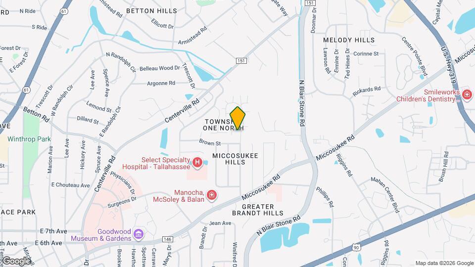 1536 Coombs Dr Map and Location Details