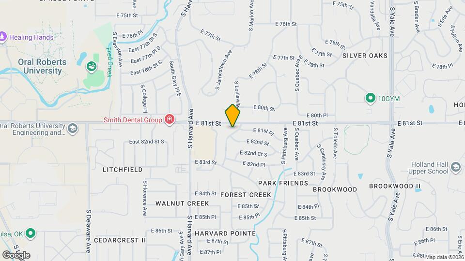 8120 S Louisville Ave Map and Location Details