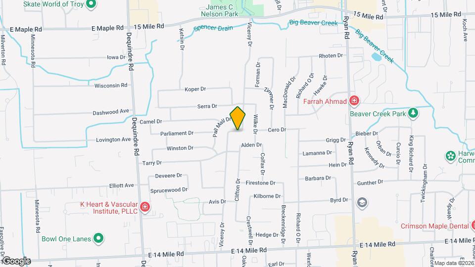 34052 Viceroy Dr Map and Location Details