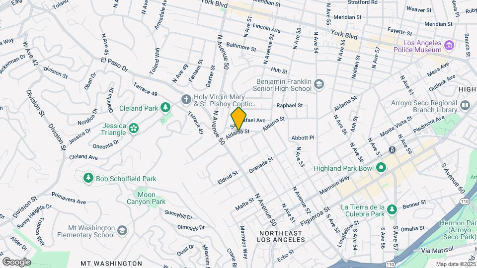5042 Aldama St Map and Location Details