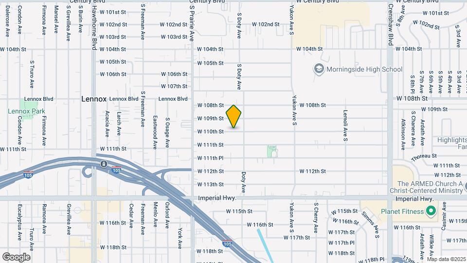 3837 W 110th St Map and Location Details