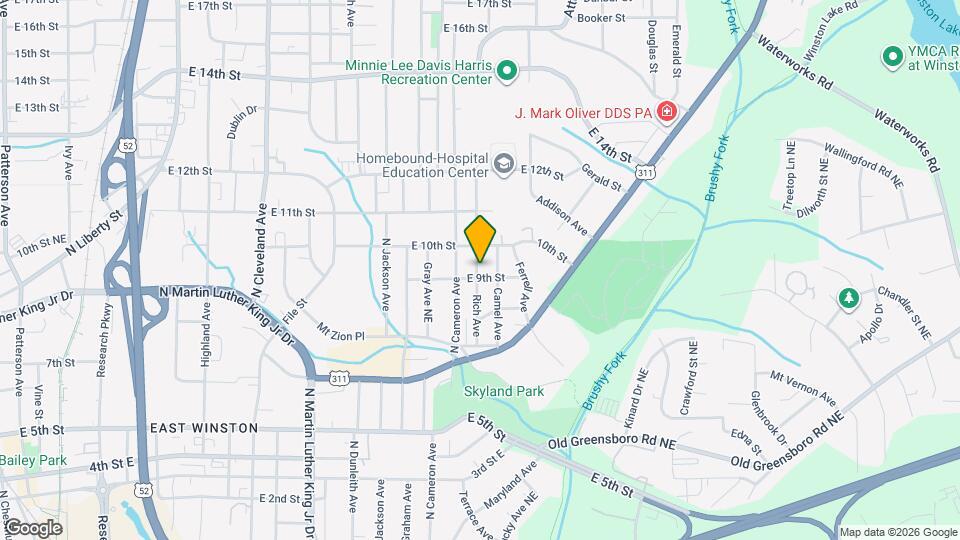 909 Rich Ave Map and Location Details