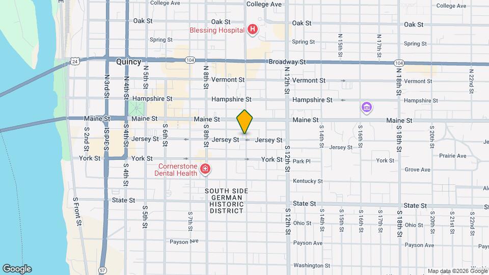 935 Jersey St Map and Location Details