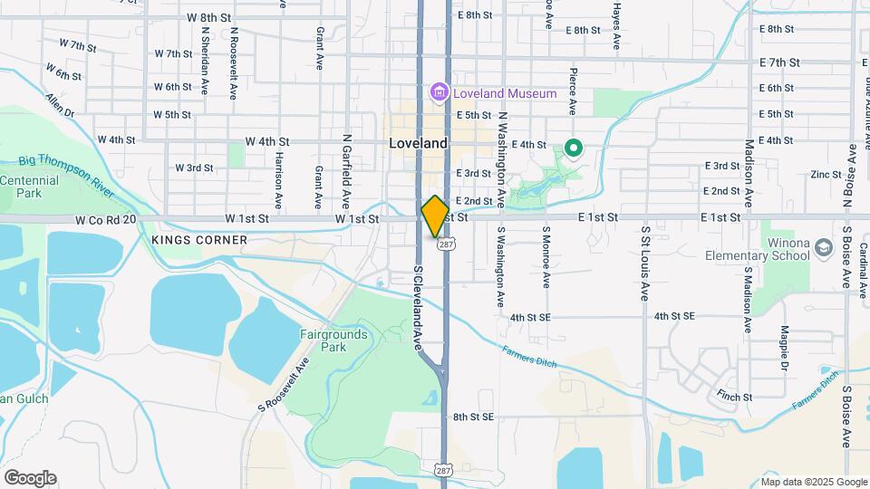 161 S Lincoln Ave Map and Location Details