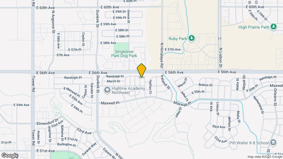 5570 N Gibraltar St, Unit 240 Map and Location Details