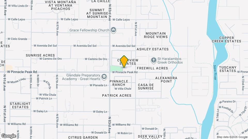 8231 W Electra Ln Map and Location Details