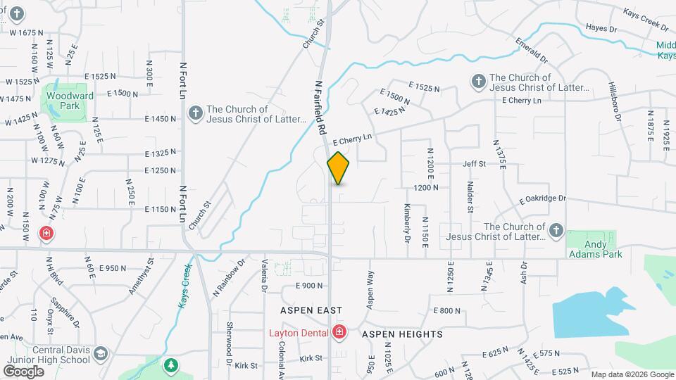 1187 N 900 E Map and Location Details