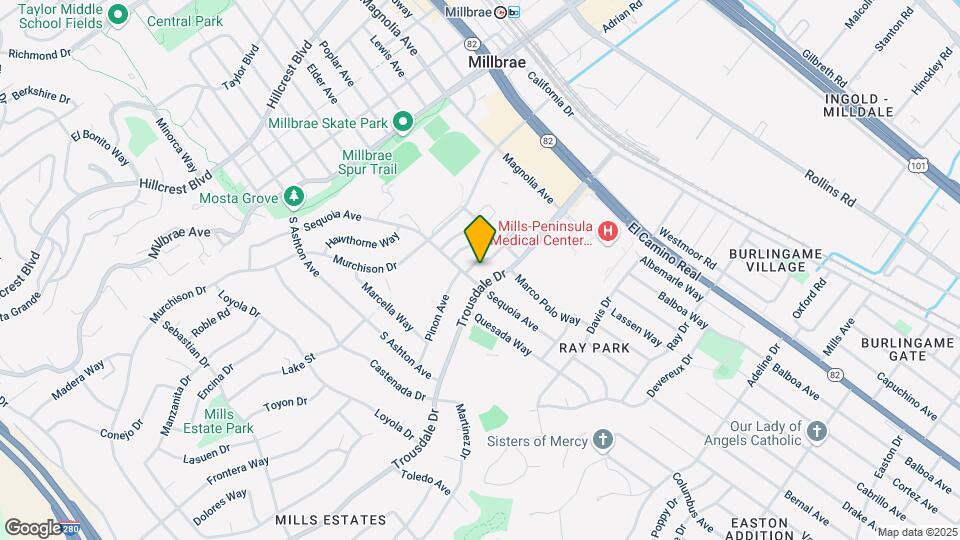 2018 Trousdale Dr Mapa y Detalles de la Ubicación