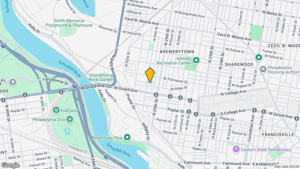 1228 N Myrtlewood St Map and Location Details