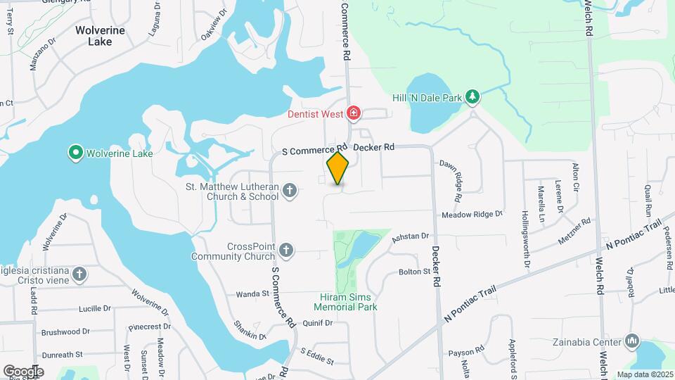 2110 Hidden Meadows Dr Map and Location Details