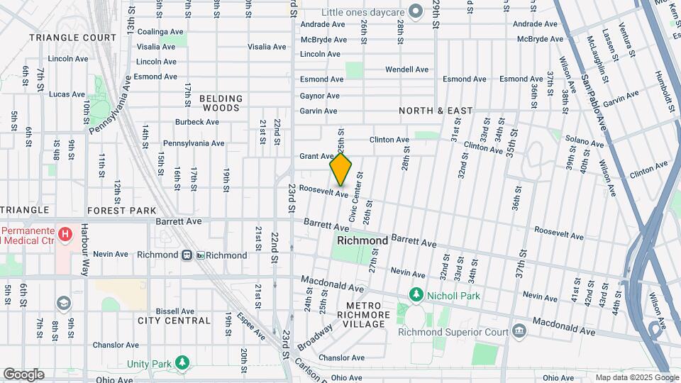 2427 Roosevelt Ave Mapa y Detalles de la Ubicación