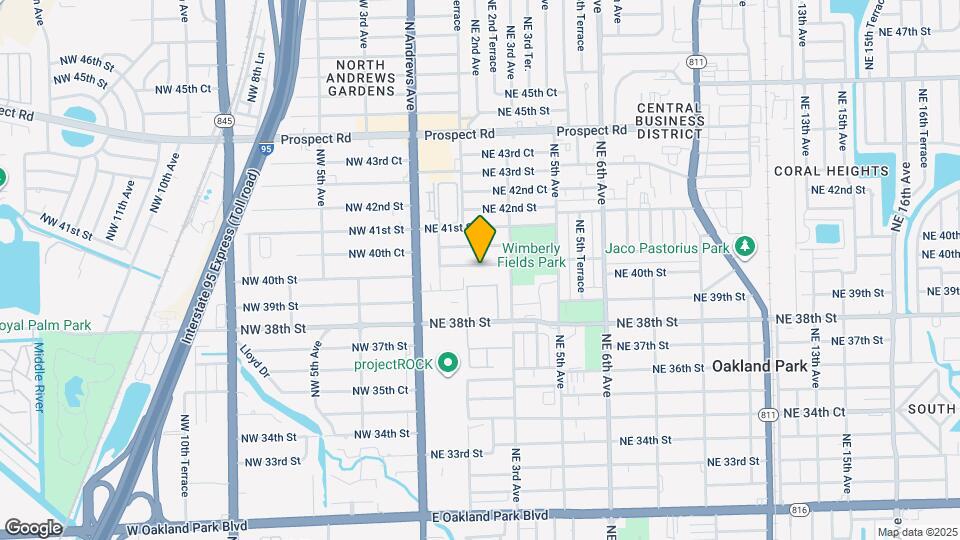 230 NE 40th St Map and Location Details